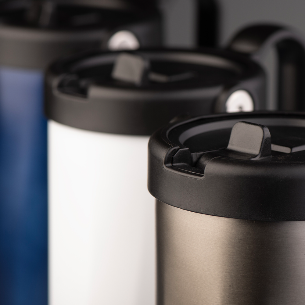 EXPLORER Powder Coating — Versatile 900ml Recycled Stainless Steel Mug