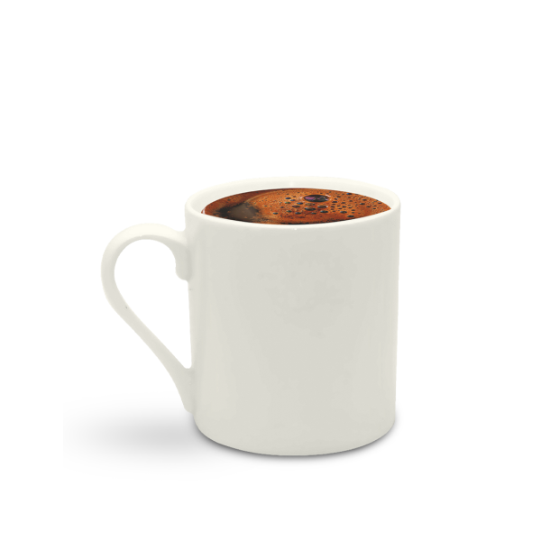 6Oz Bone China Mug — Perfect with Espresso