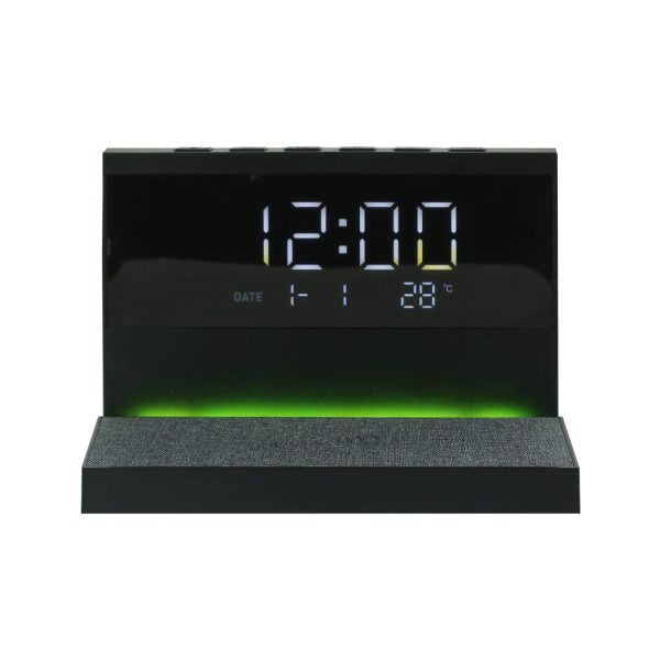 50 Dorniel Alarm Clock, 15W Wireless Charger and Night Light