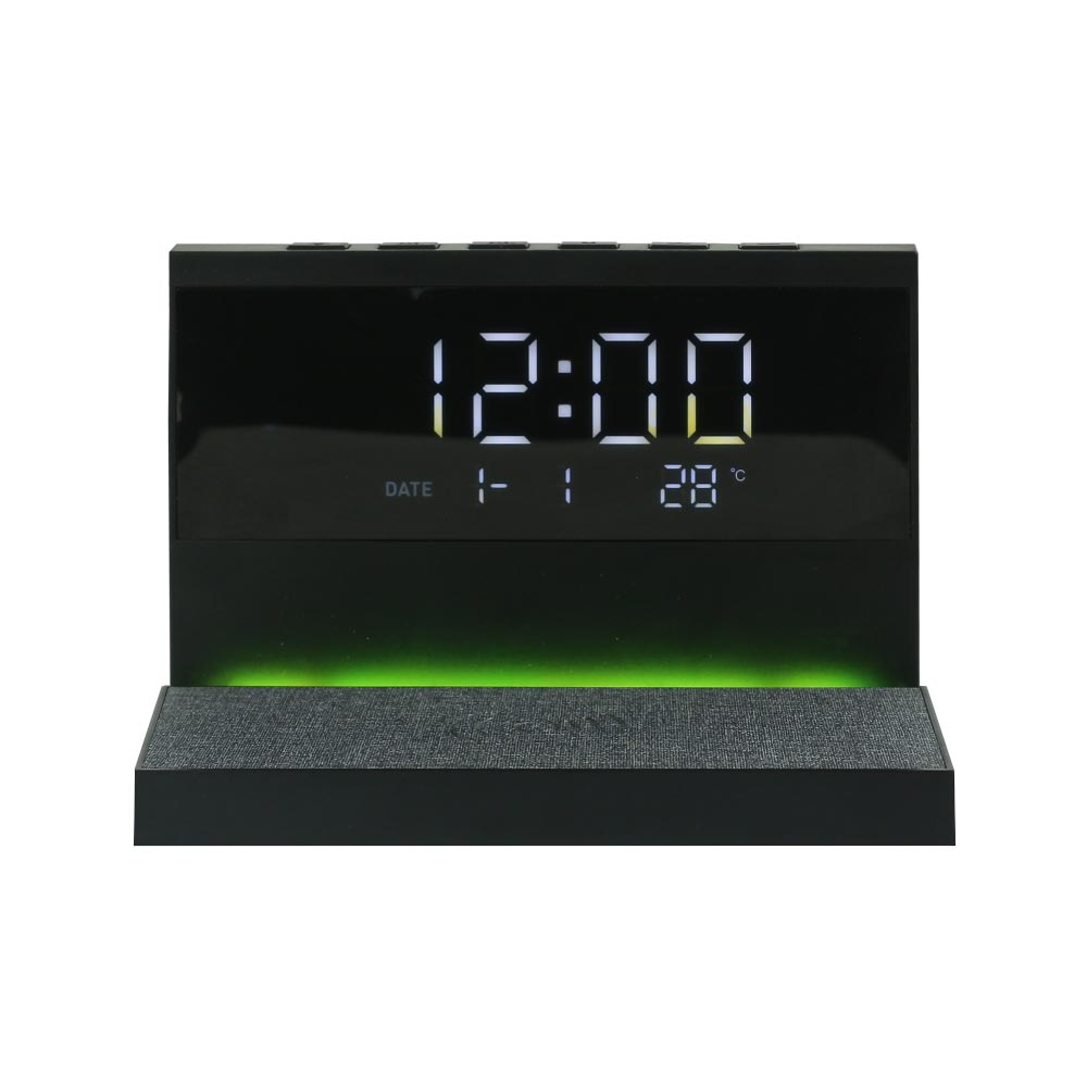 Dorniel Alarm Clock, 15W Wireless Charger and Night Light