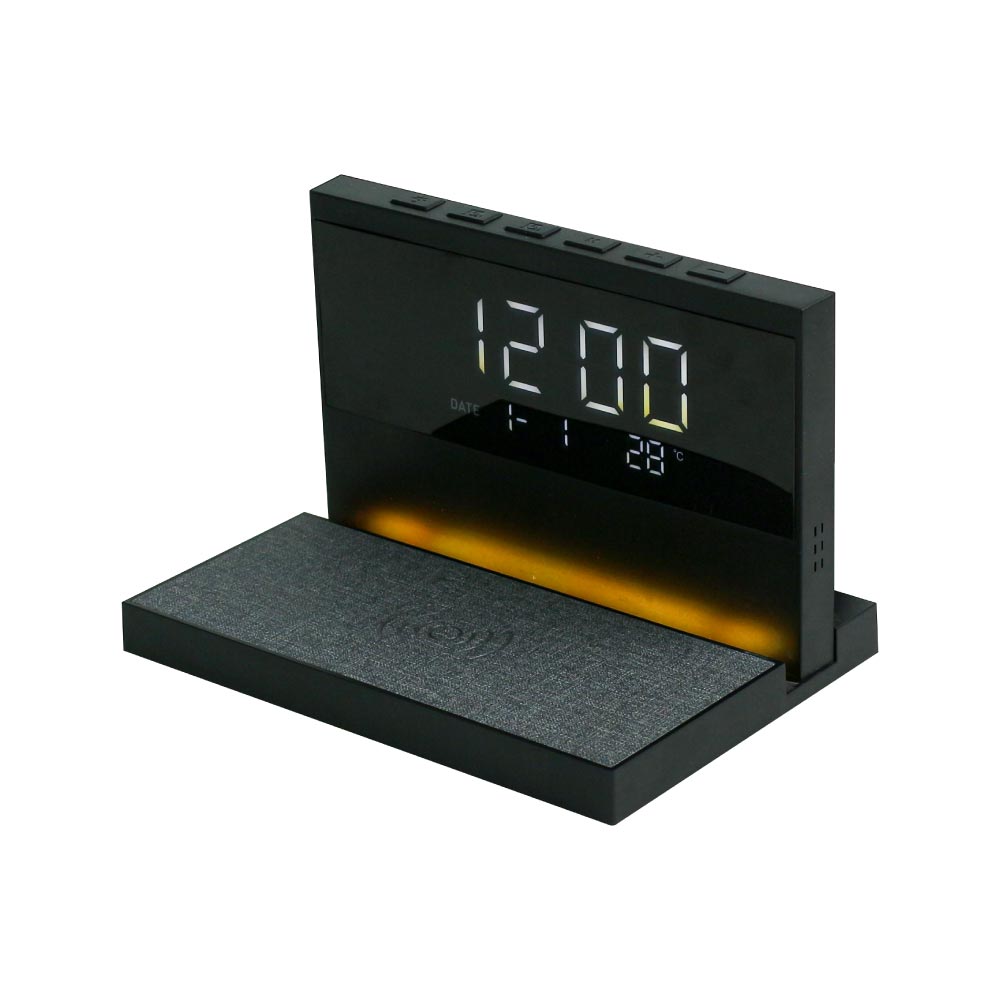 Dorniel Alarm Clock, 15W Wireless Charger and Night Light