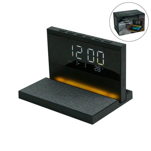 50 Dorniel Alarm Clock, 15W Wireless Charger and Night Light