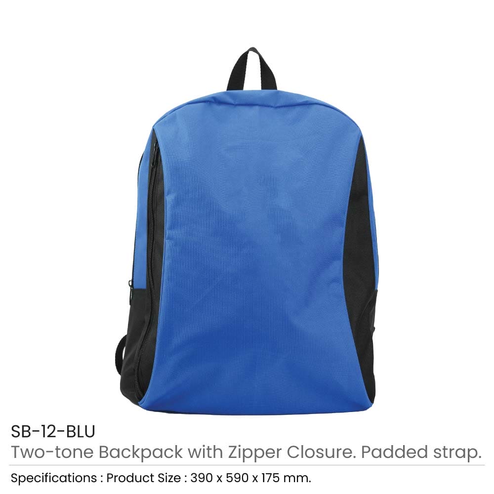 50 Two-toned Backpacks 600D Polyester Material