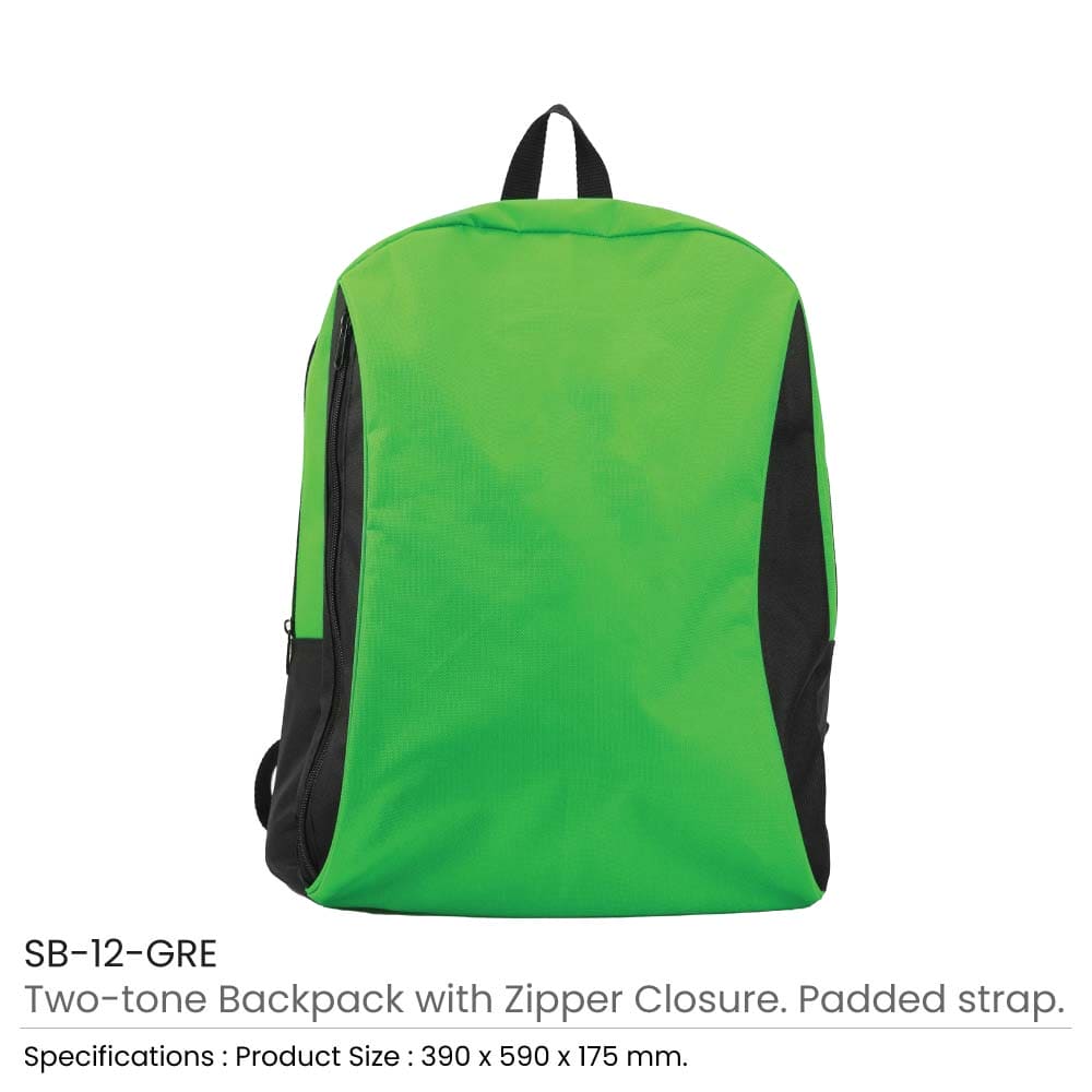 50 Two-toned Backpacks 600D Polyester Material