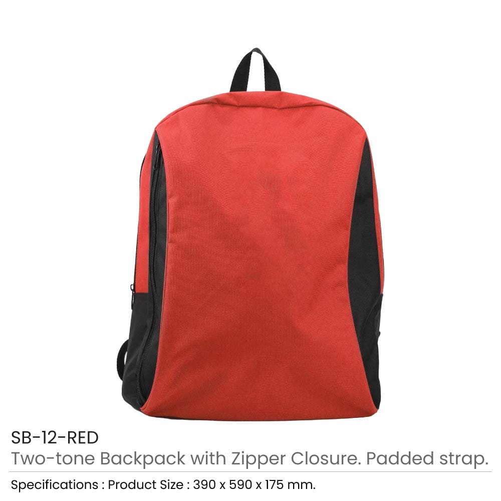 50 Two-toned Backpacks 600D Polyester Material