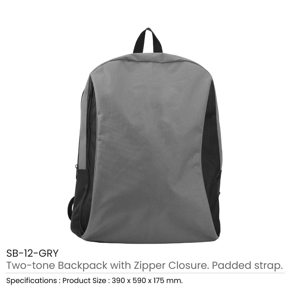50 Two-toned Backpacks 600D Polyester Material
