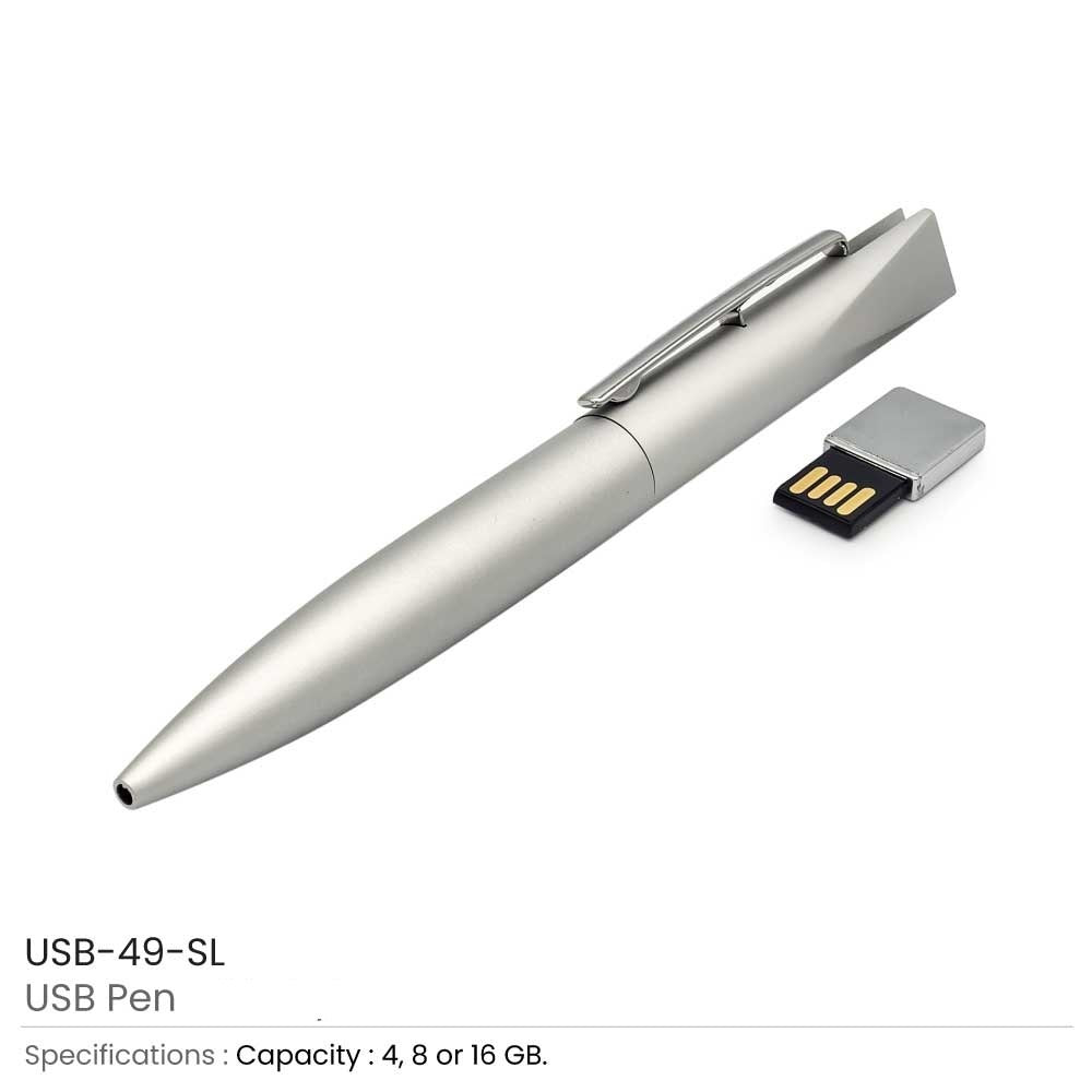 قلم حبر مع فلاشة USB