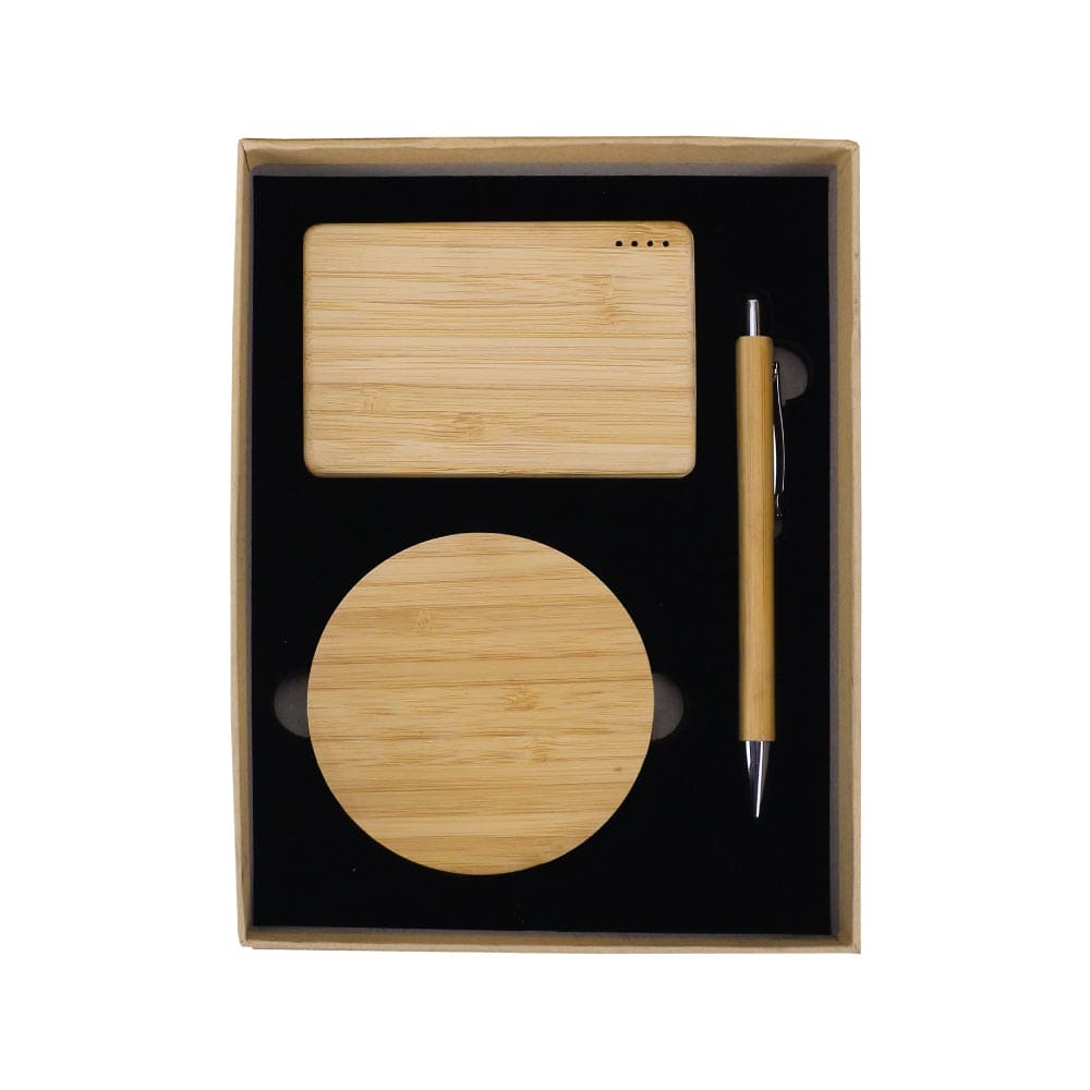 50 Bamboo Tech Gift Sets in Kraft Gift Box