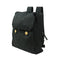 30 Black Cotton Backpack with Zipper Closure