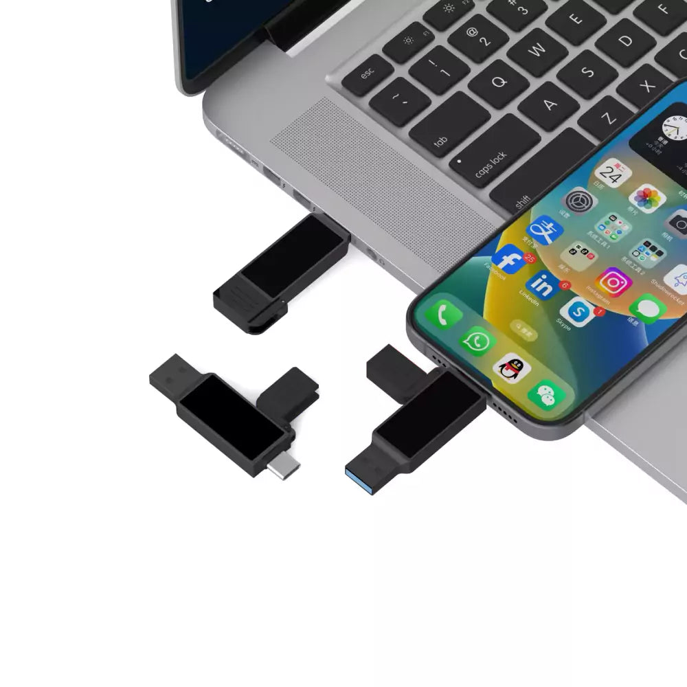 OTG USB with LED Logo 32GB V. 3.0 Type C