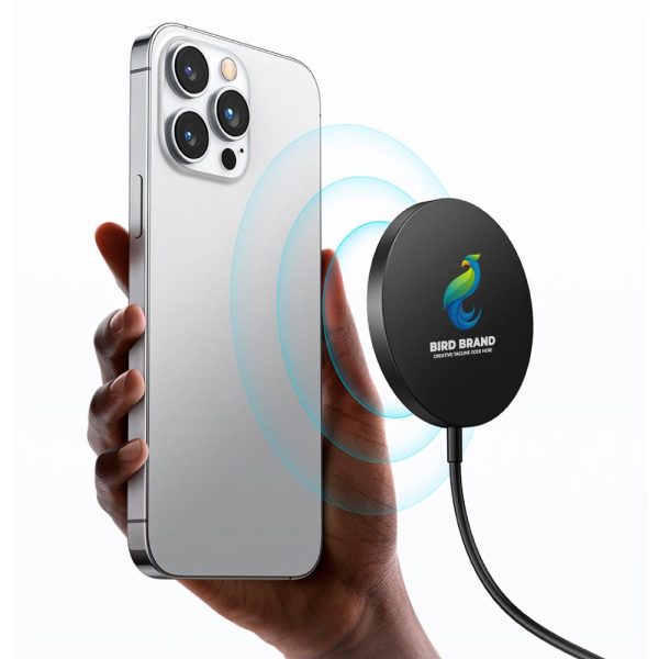 50 Round Magnetic 15W Fast Wireless Charger Type C