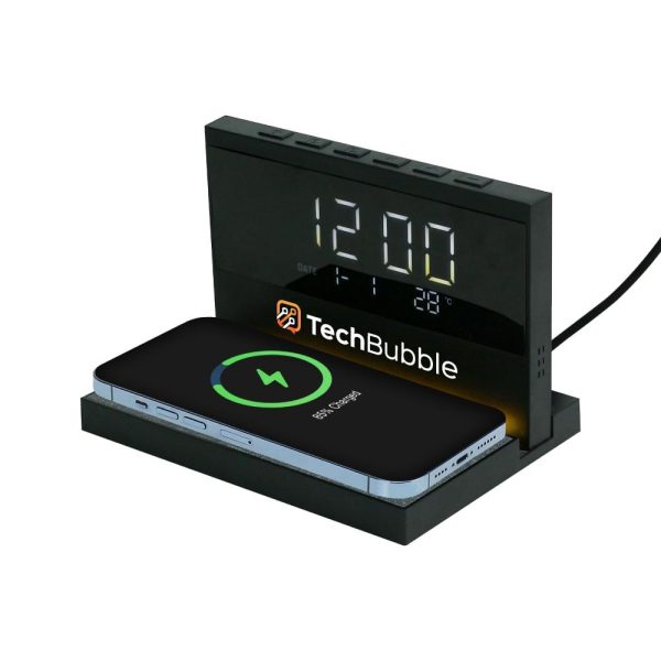 50 Dorniel Alarm Clock, 15W Wireless Charger and Night Light