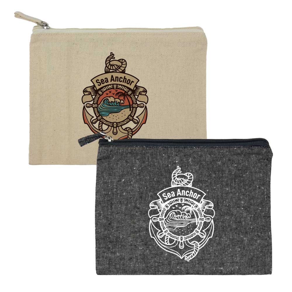 50 Multi-purpose Cotton Zipper Pouch