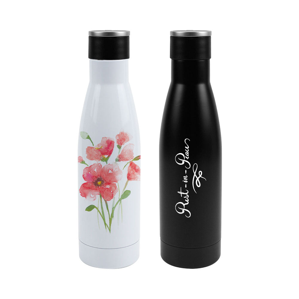 Double Wall SS Bottles, Twist-off Lid, SS Foldable Handle, 500ml