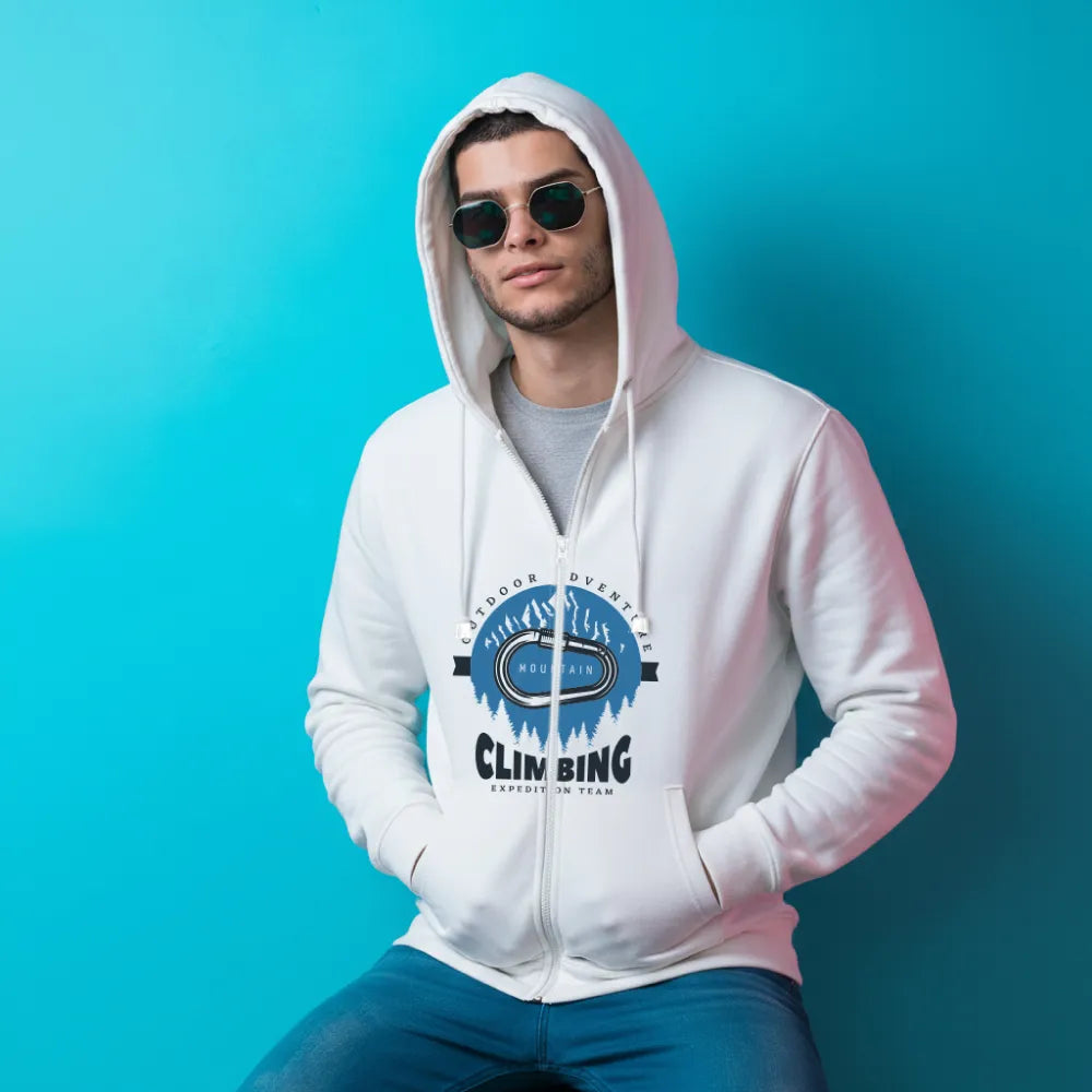 هودي فليس بسحّاب — مقاسات S حتى 3XL