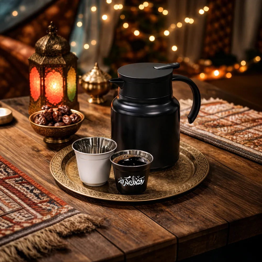 فناجين قهوة عربية ستانلس ستيل