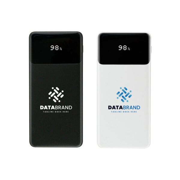 50 Powerbank with LED Screen 10,000 mAh and Built-in Cables