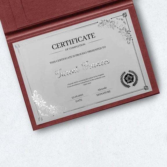 Certificates — view 3 — MaxPrint Dubai