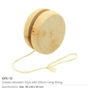500 Classic Wooden Yoyo 100cm Long String