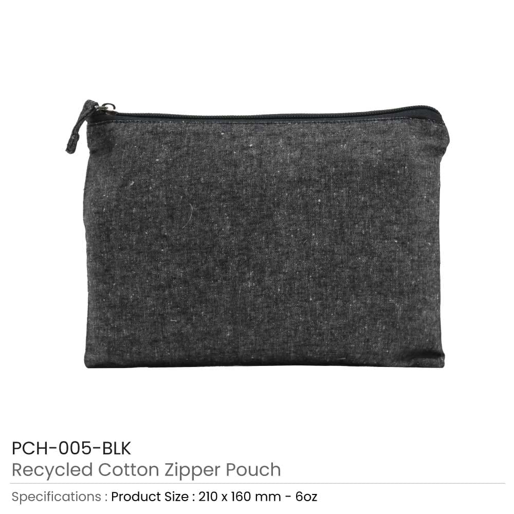 50 Multi-purpose Cotton Zipper Pouch