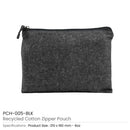 850 Multi-purpose Cotton Zipper Pouch
