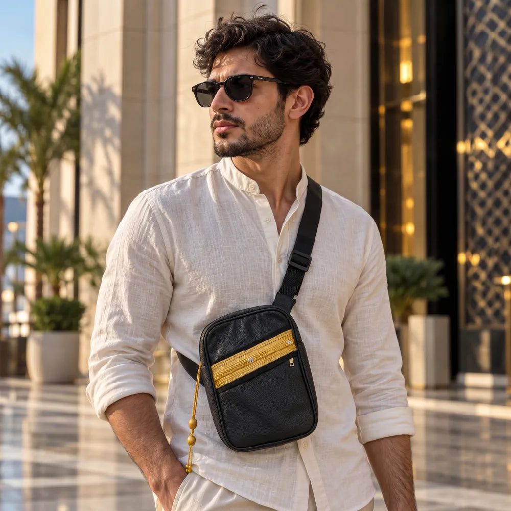 Bisht design crossbody bag sample view