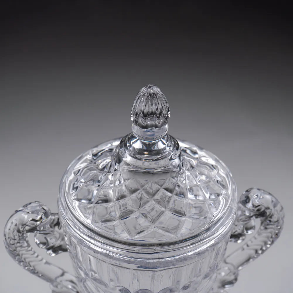 Large Crystal Glass Trophy Cup with Chocolate Gift Edition