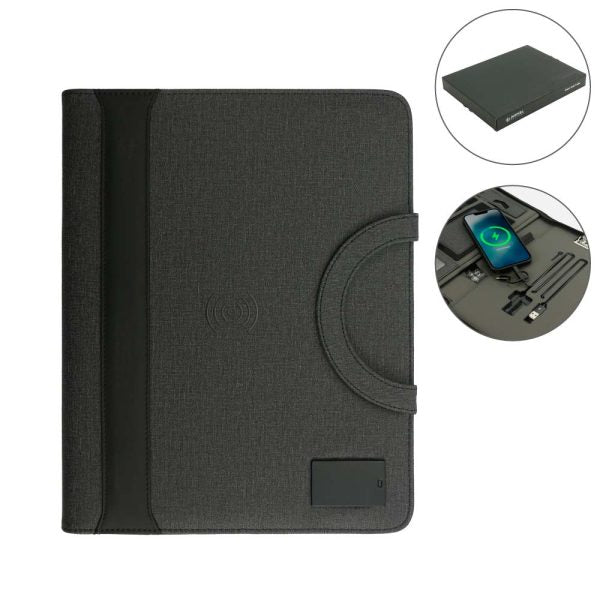 50 Dorniel Portfolio A4 with 8000mAh Powerbank and LED Logo
