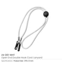 1500 Double Hook Cord Lanyards