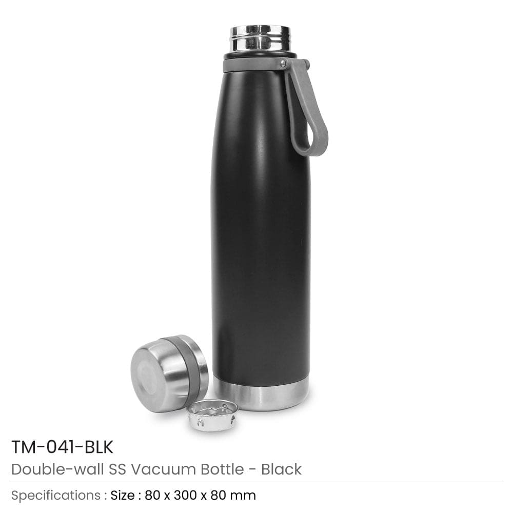 50 Double-Wall Vacuum Bottles 850ml in Stainless Steel