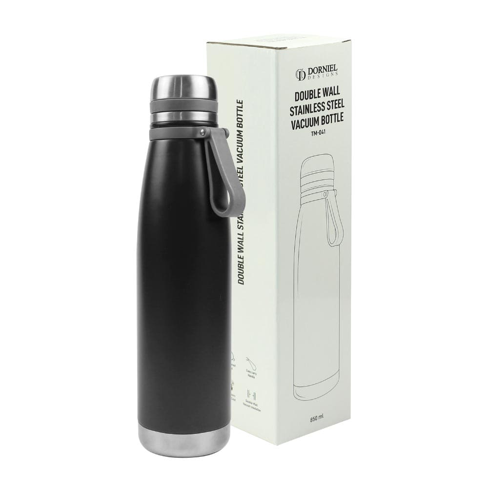 50 Double-Wall Vacuum Bottles 850ml in Stainless Steel