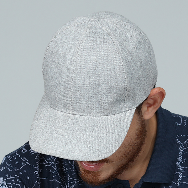 Roma Grey — High-Quality 6-Panel Cap