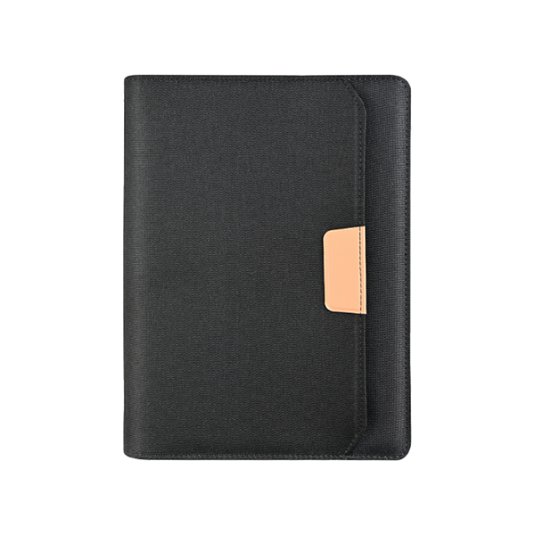 RPET B5 Portfolio — Notebook with Document Organizer and Zipper Closure