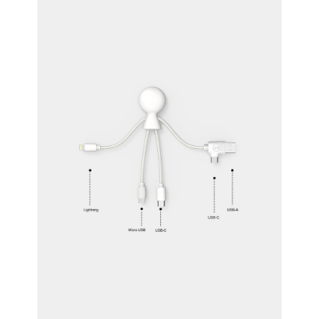 Mr. Bio Smart Cable — Eco-Friendly Multi-Connector Charging Cable