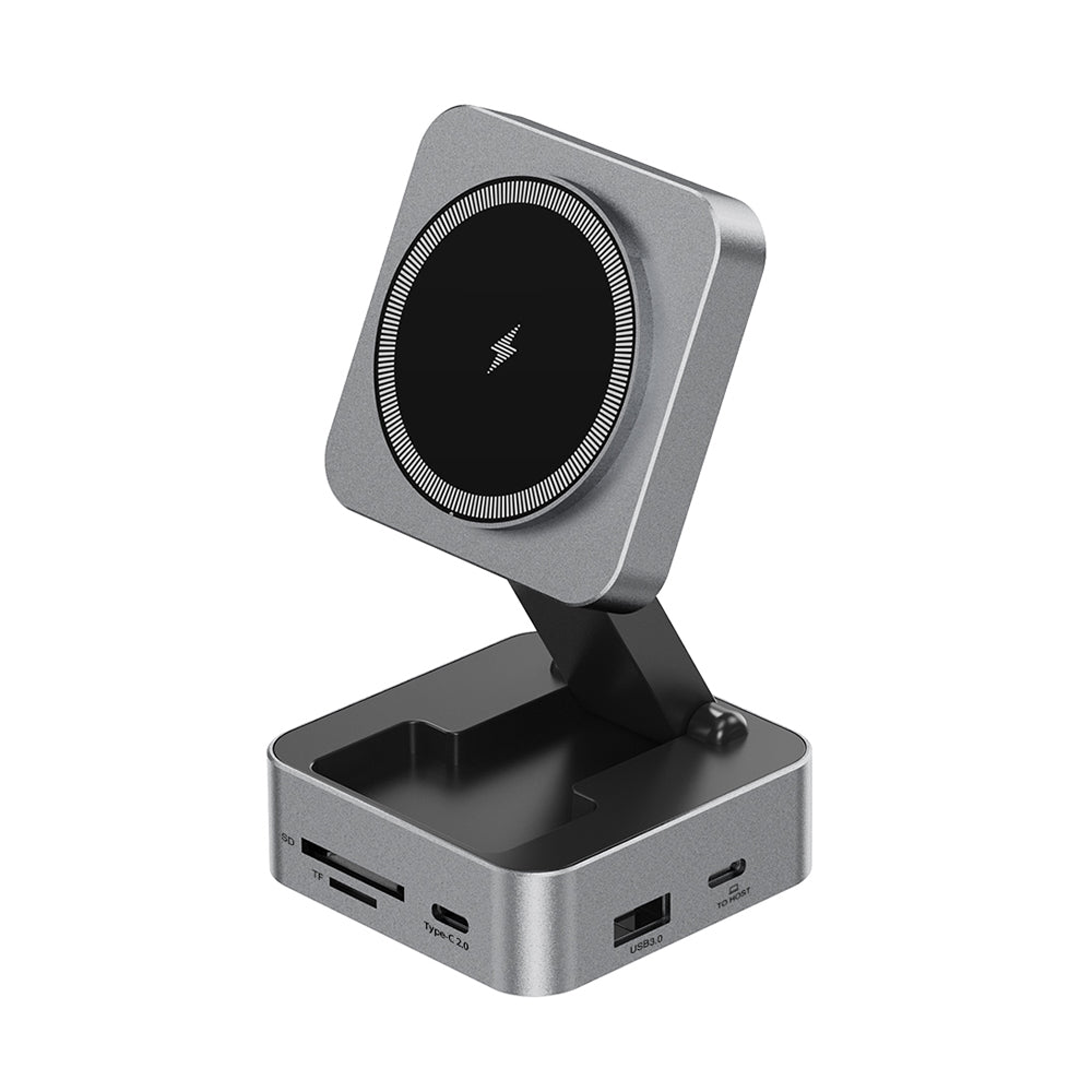 10N1 Hubmax — Gunmetal 10-in-1 High-Capacity Charging Station