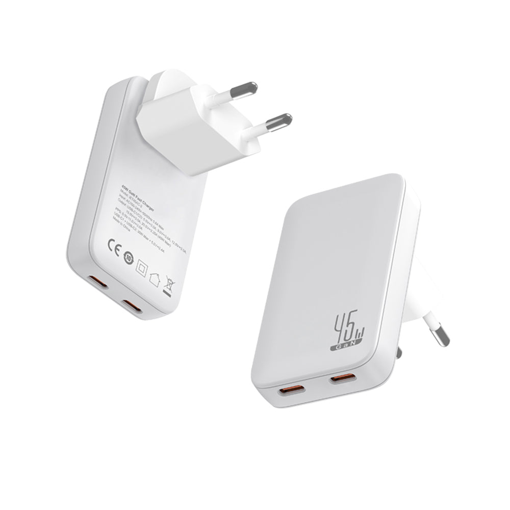 Slim Travi Set — Ultra-Compact Dual USB-C Fast Charger