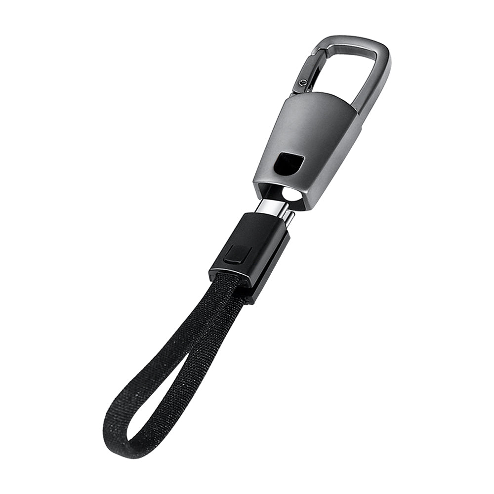 Keyhole — Compact Zinc Alloy USB-C to USB-C Cable