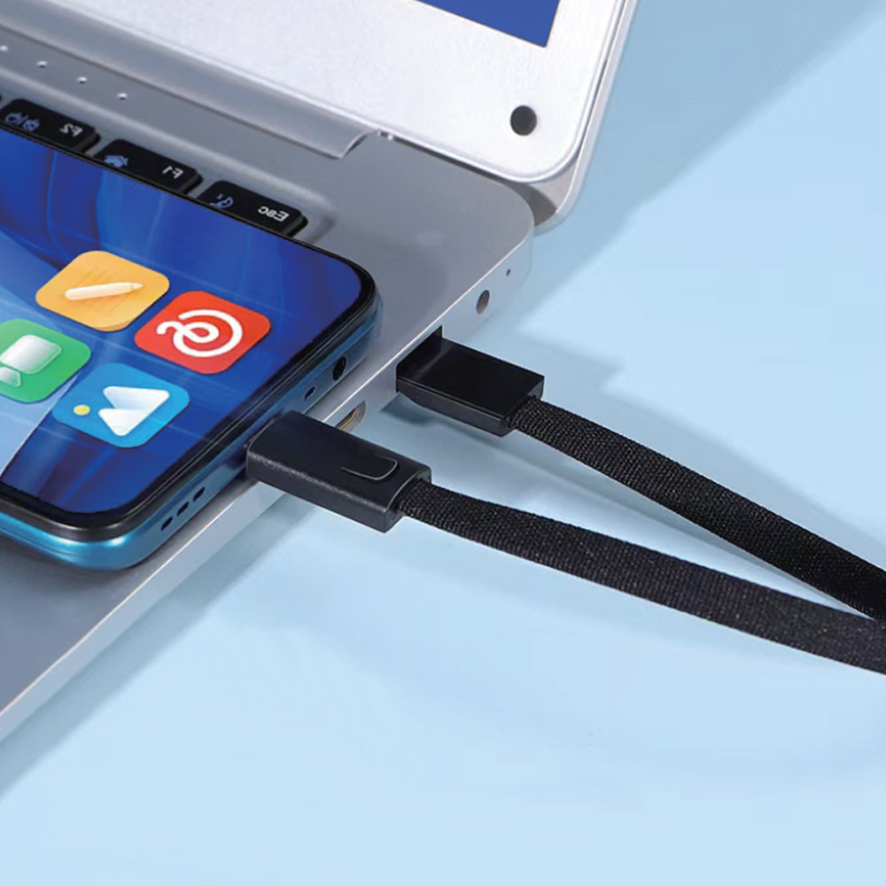 Keyhole — Compact Zinc Alloy USB-C to USB-C Cable