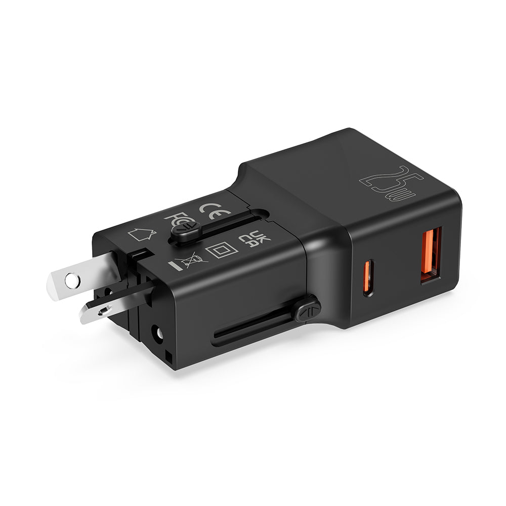 Power Adaptor — Compact 25W Mini Travel Charger
