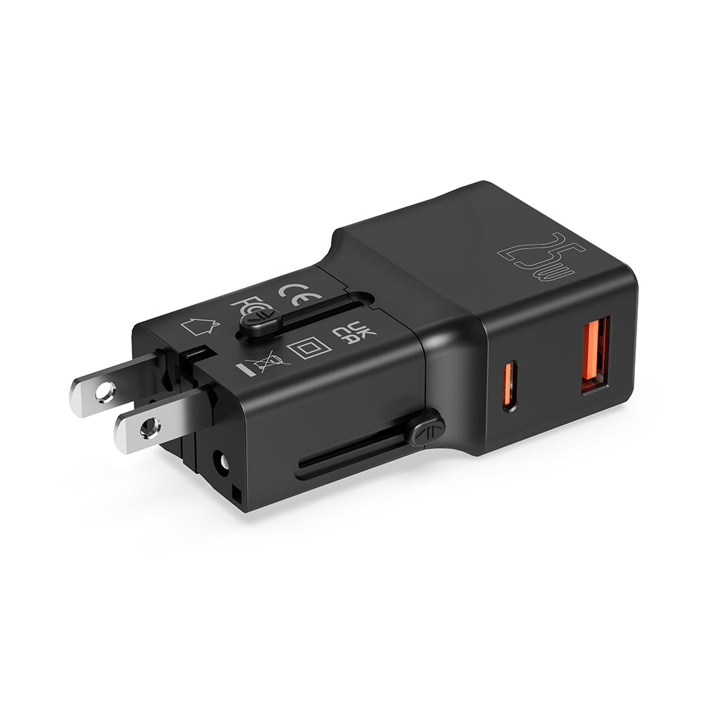 Power Adaptor — Compact 25W Mini Travel Charger