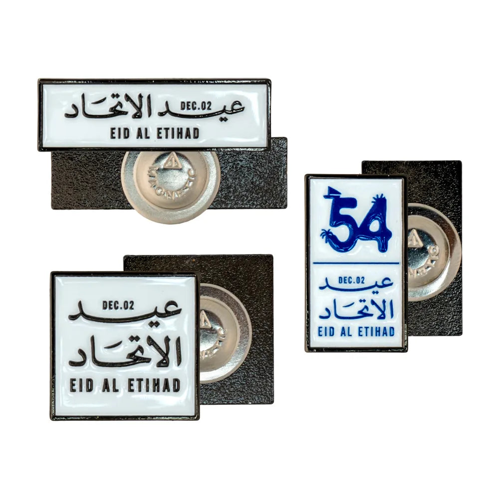 بادجات عيد الاتحاد معدنية بتثبيت مغناطيسي