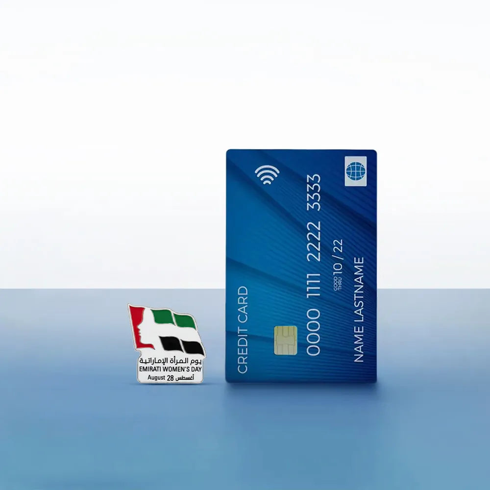 Emirati Women's Day Badges in Metal with Magnet Attachment