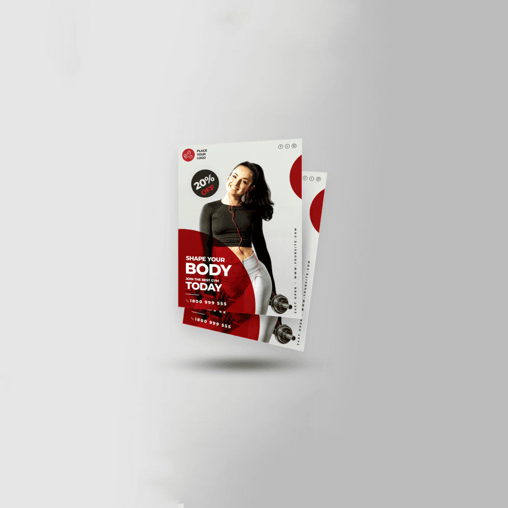 10000 Flyers A3 Real Size, 100 GSM Woof Free Paper