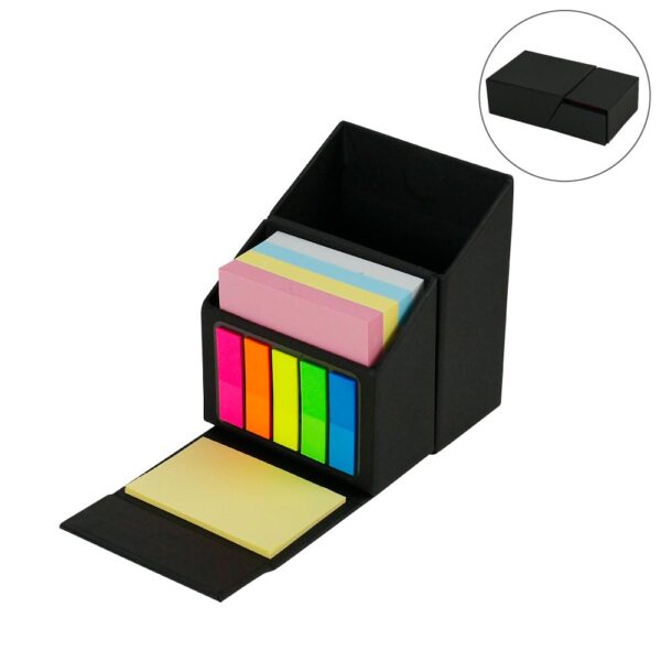 50 Foldable Memo Pad Sets with Stationery and Pen Holder