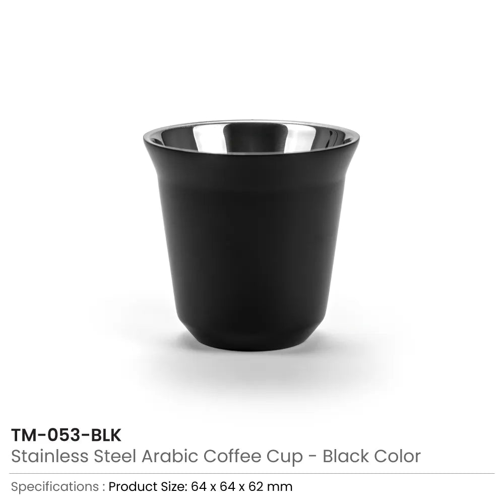 فناجين قهوة عربية ستانلس ستيل