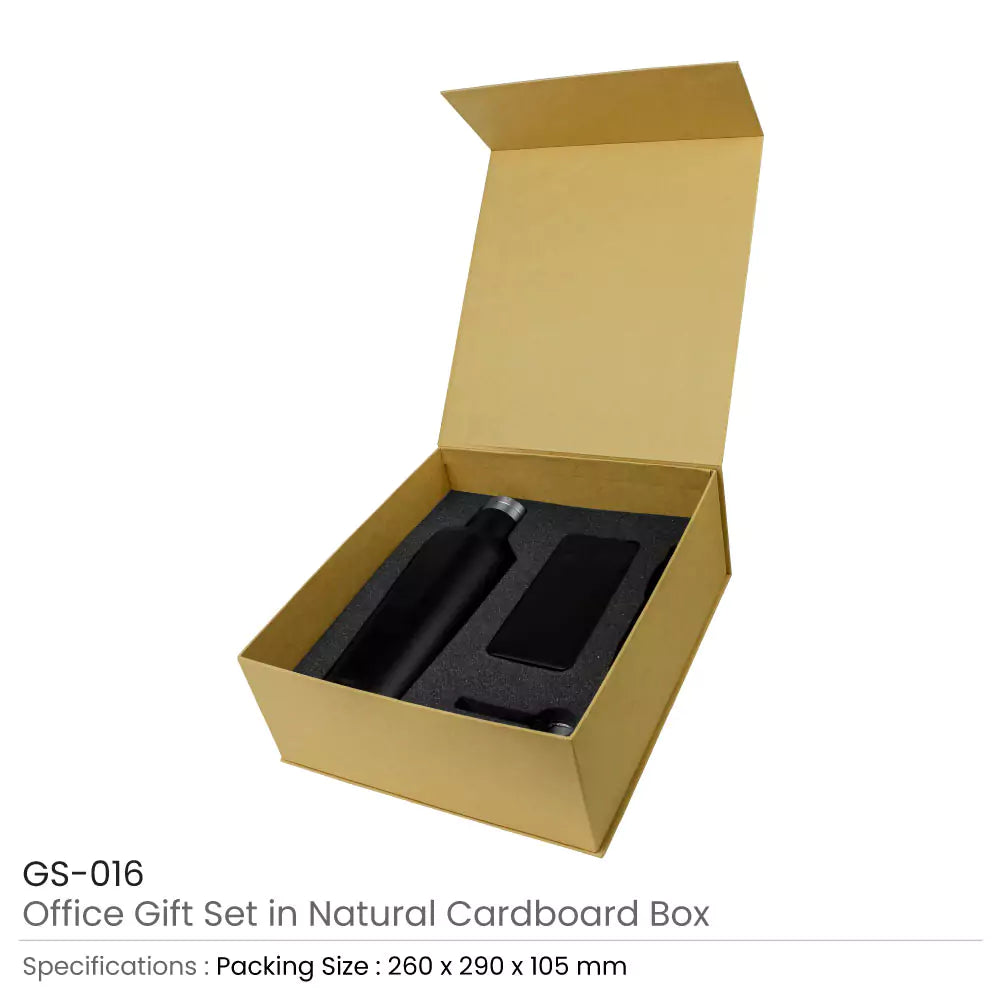50 Black Theme Gift Sets in Cardboard Gift Box