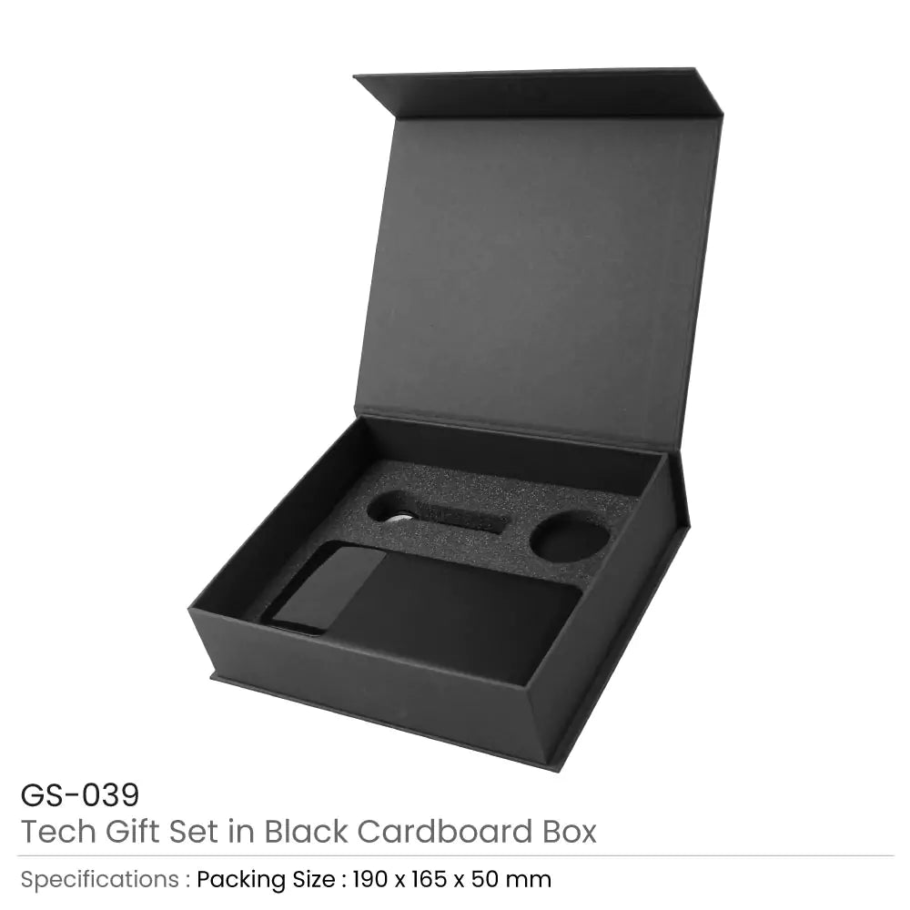 Tech Gift Sets in a Black Cardboard Box GS-039