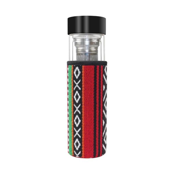50 Double Wall Glass Bottles with SADU Sleeve 500ml