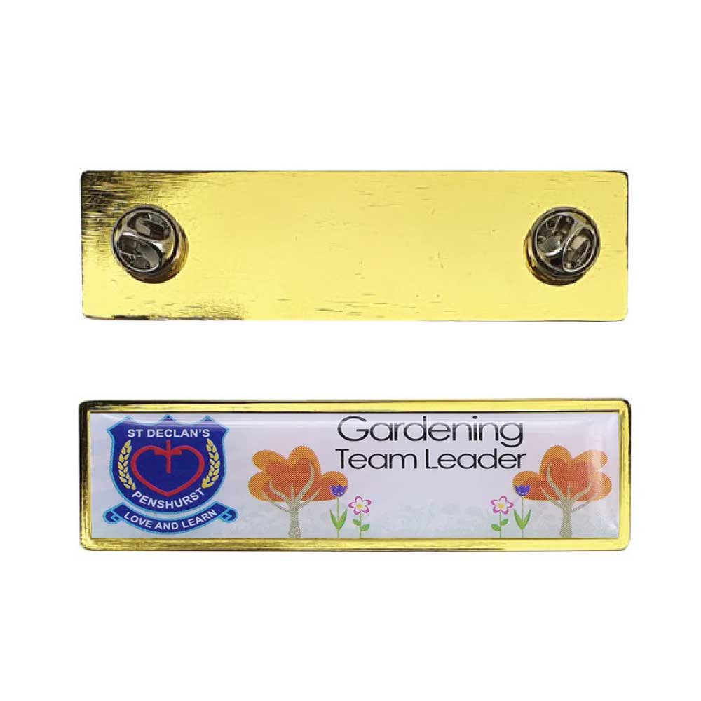 Gold Pin Badges