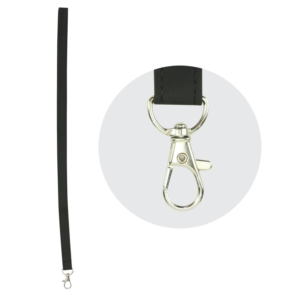 50 PU Leather Foldable ID Card Holder with Lace & Hook